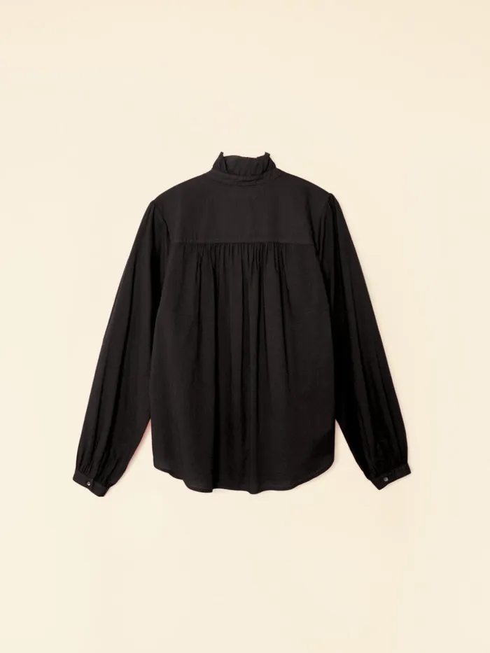 Shirts Black Nicholson Shirt XRENA Women Shirts Black Nicholson Shirt XRENA Women