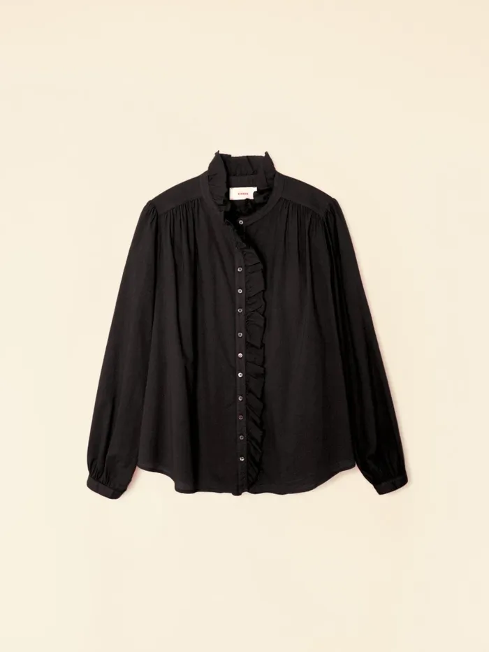 Shirts Black Nicholson Shirt XRENA Women Shirts Black Nicholson Shirt XRENA Women