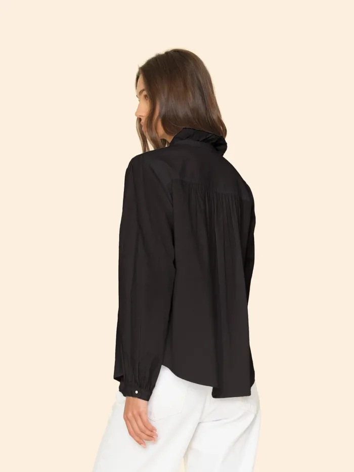 Shirts Black Nicholson Shirt XRENA Women Shirts Black Nicholson Shirt XRENA Women
