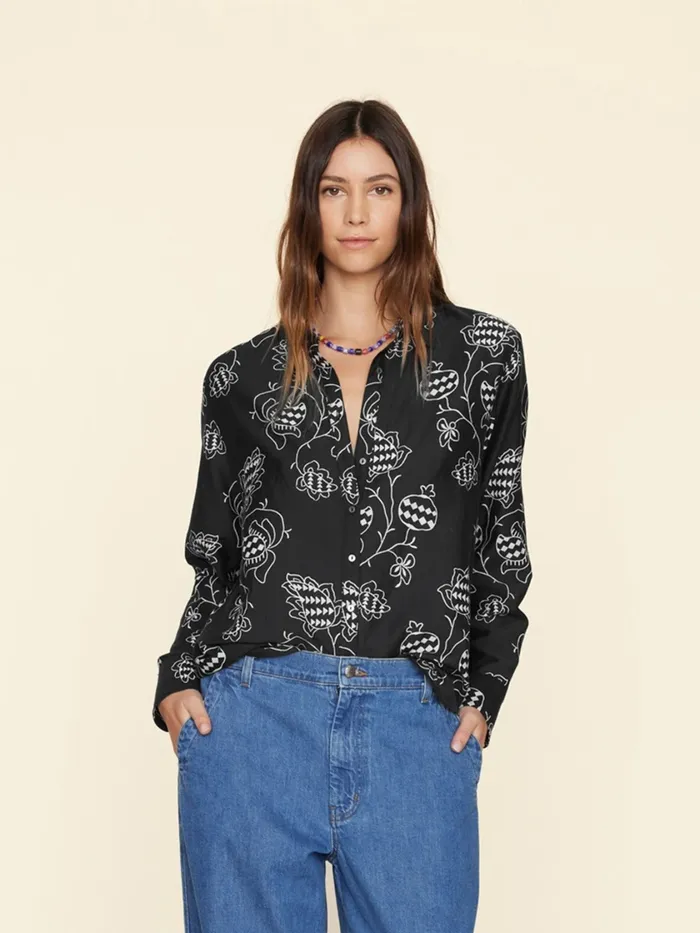 Shirts Black Pom Beau Shirt 8211 XRENA Women Shirts Black Pom Beau Shirt 8211 XRENA Women