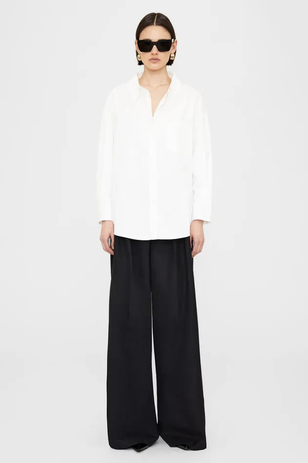 Shirts Women ANINE BING Mika Shirt In White ANINE BING