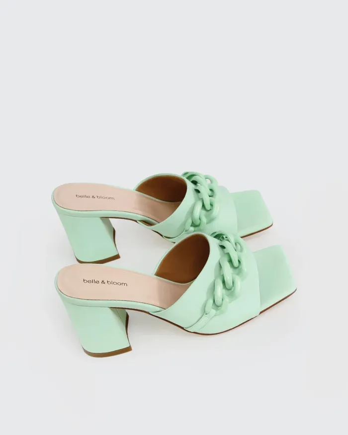 Shoes Belle and Bloom Women Walking With You Mule 8211 Mint