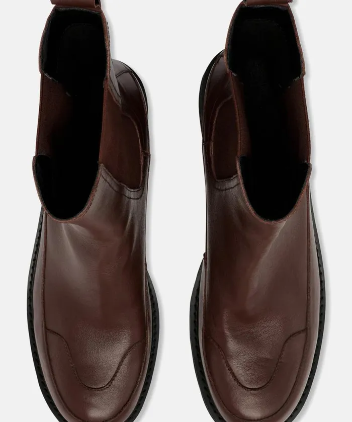Shoes Ilse Jacobsen Boots Calf Length Boots 8211 Dark Cognac Shoes Ilse Jacobsen Boots Calf Length Boots 8211 Dark Cognac