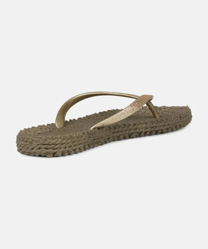 Shoes Ilse Jacobsen Flip Flops Flip Flop With Glitter 8211 Cub Brown