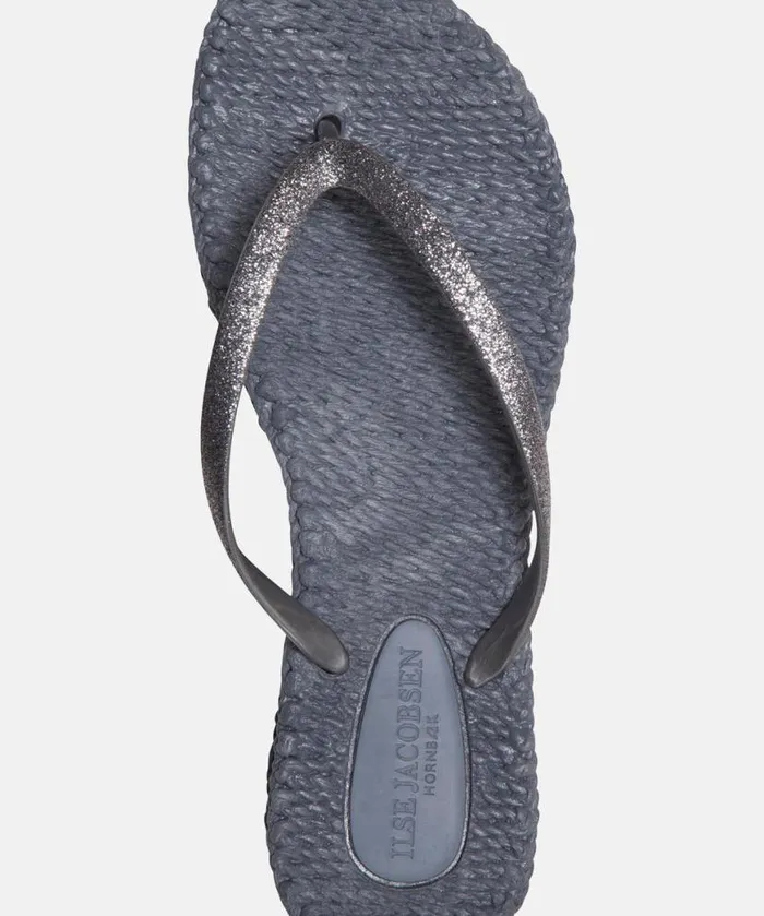 Shoes Ilse Jacobsen Flip Flops Flip Flop With Glitter 8211 Grey Shoes Ilse Jacobsen Flip Flops Flip Flop With Glitter 8211 Grey