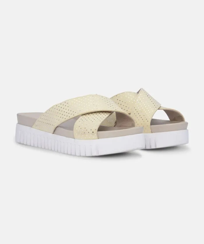 Shoes Ilse Jacobsen Sandals Sandals 8211 Flan Yellow