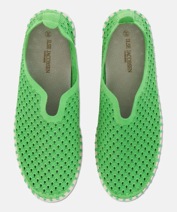 Shoes Ilse Jacobsen Tulip Flats Flats 8211 Bright Green Shoes Ilse Jacobsen Tulip Flats Flats 8211 Bright Green
