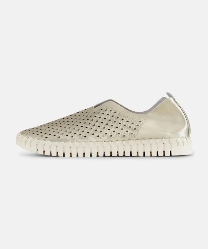 Shoes Ilse Jacobsen Tulip Flats Flats 8211 Platin Shoes Ilse Jacobsen Tulip Flats Flats 8211 Platin