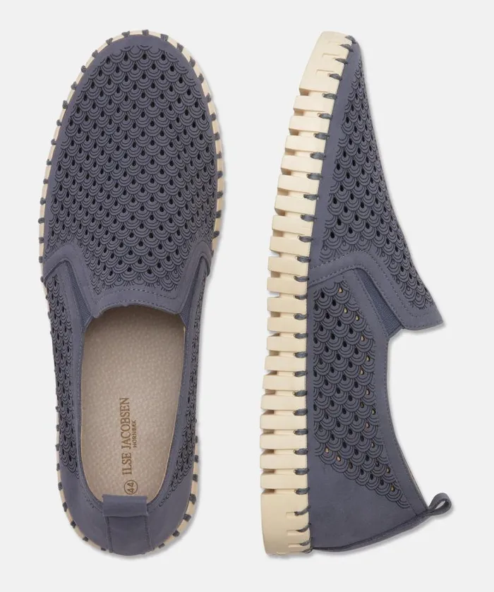 Shoes Ilse Jacobsen Tulip Flats Flats For Men 8211 Grey Blue Shoes Ilse Jacobsen Tulip Flats Flats For Men 8211 Grey Blue