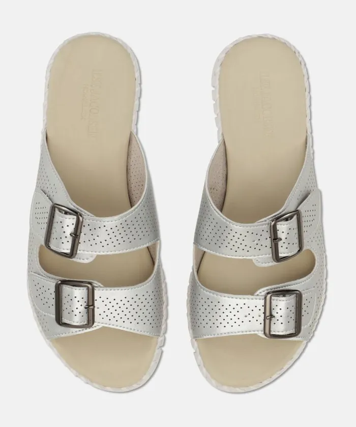 Shoes Ilse Jacobsen Tulip Flats Sandals 8211 Silver Shoes Ilse Jacobsen Tulip Flats Sandals 8211 Silver