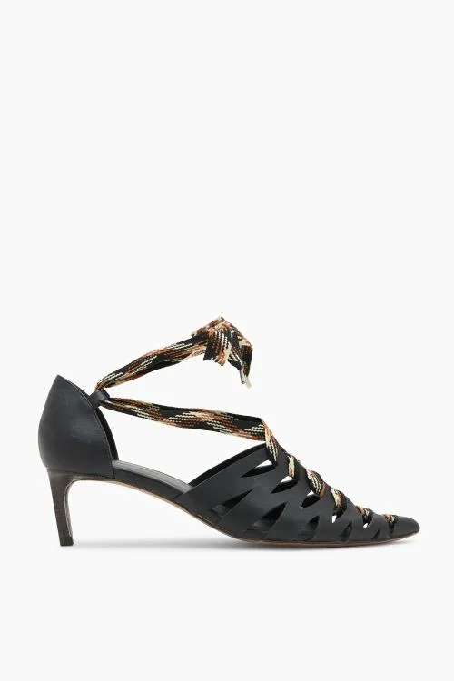 Shoes Women Ulla Johnson Allegra Kitten Heel Noir