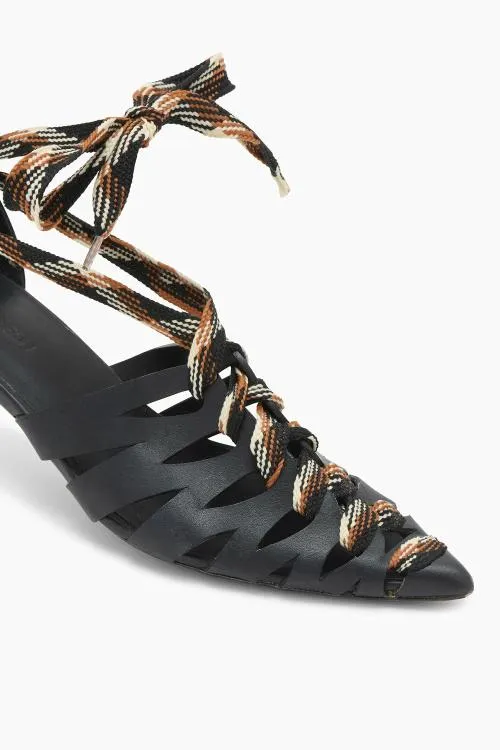 Shoes Women Ulla Johnson Allegra Kitten Heel Noir Shoes Women Ulla Johnson Allegra Kitten Heel Noir