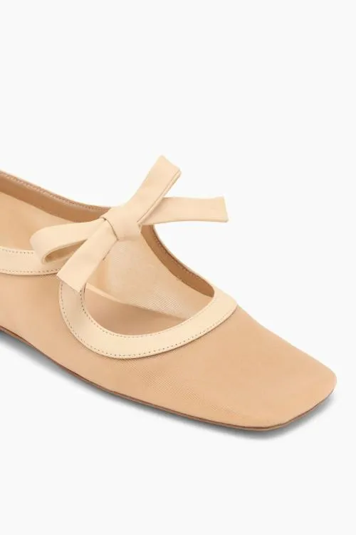 Shoes Women Ulla Johnson Cleo Flat Sand Shoes Women Ulla Johnson Cleo Flat Sand