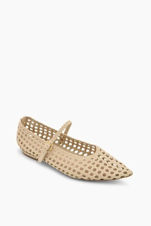 Shoes Women Ulla Johnson Gracie Pointy Toe Flat Sand Shoes Women Ulla Johnson Gracie Pointy Toe Flat Sand
