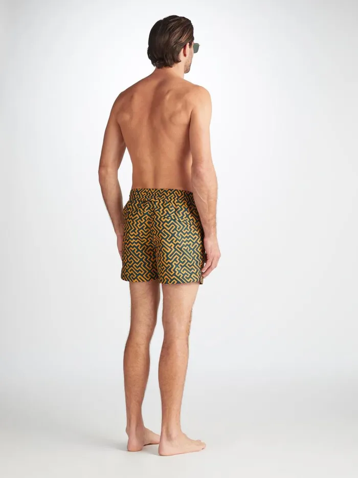 Short Length Swim Shorts Men Derek Rose Short Swim Shorts Tropez 16 Teal