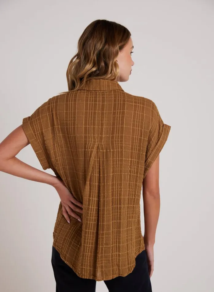 Short Sleeve Pocket Button Down 8211 Topaz Gold Women Bella Dahl Button Down Short Sleeve Pocket Button Down 8211 Topaz Gold Women Bella Dahl Button Down
