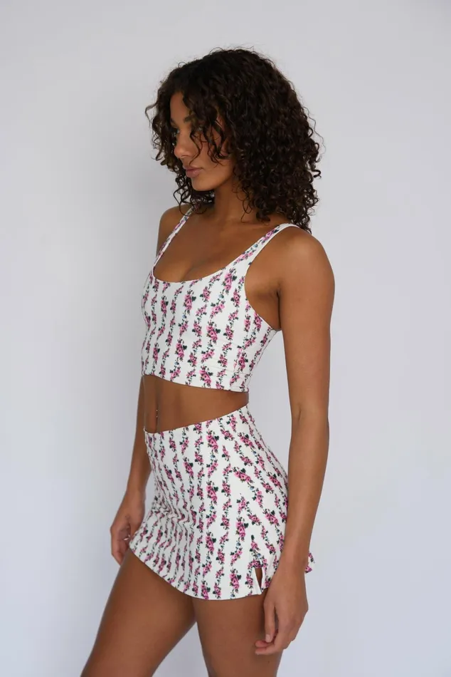 Skatie Active Tops Paige Crop Oxford 8211 Women