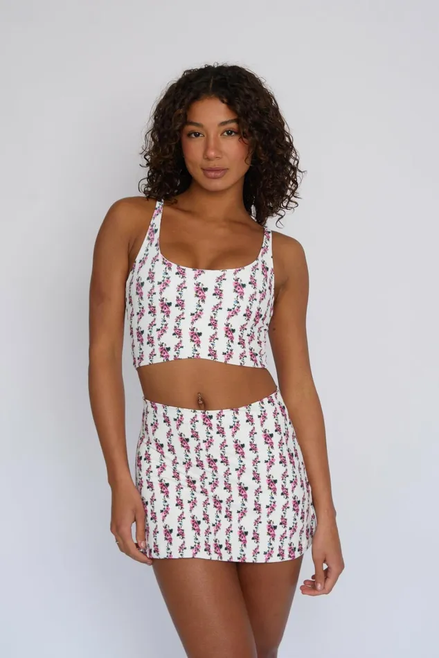 Skatie Active Tops Paige Crop Oxford 8211 Women