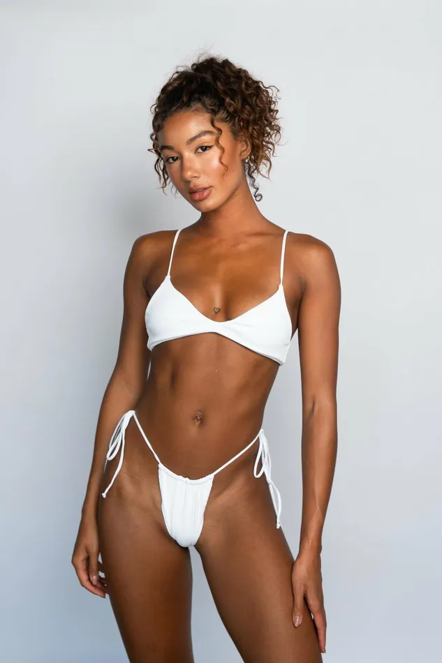 Skatie Bottoms Kristen Bikini Bottom White 8211 Women