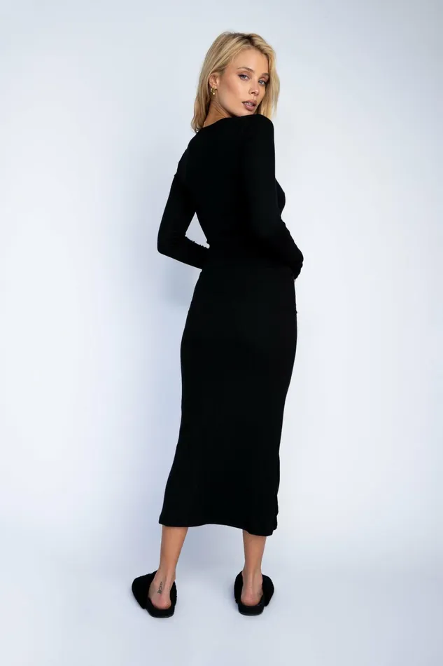 Skatie Bottoms Serena Skirt Ribbed 8211 Black Serena Skirt Ribbed 8211 Black 8211 Women