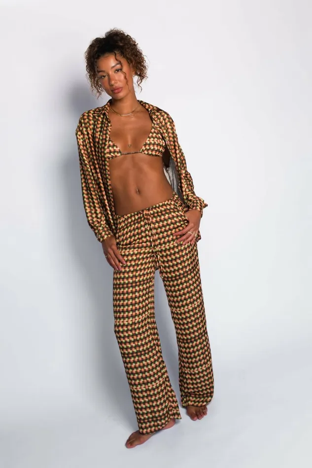 Skatie CoverUps Ava Pants Satin 8211 Mirage Ava Pants Satin 8211 Mirage 8211 Women