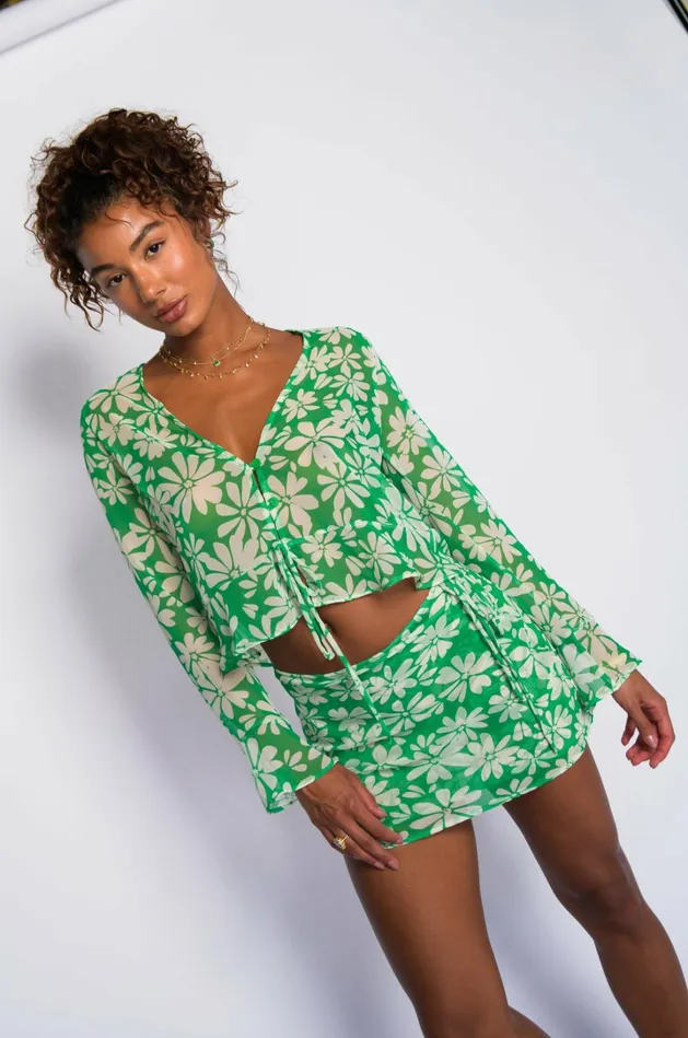 Skatie CoverUps Colette Top Chiffon Georgia 8211 Women