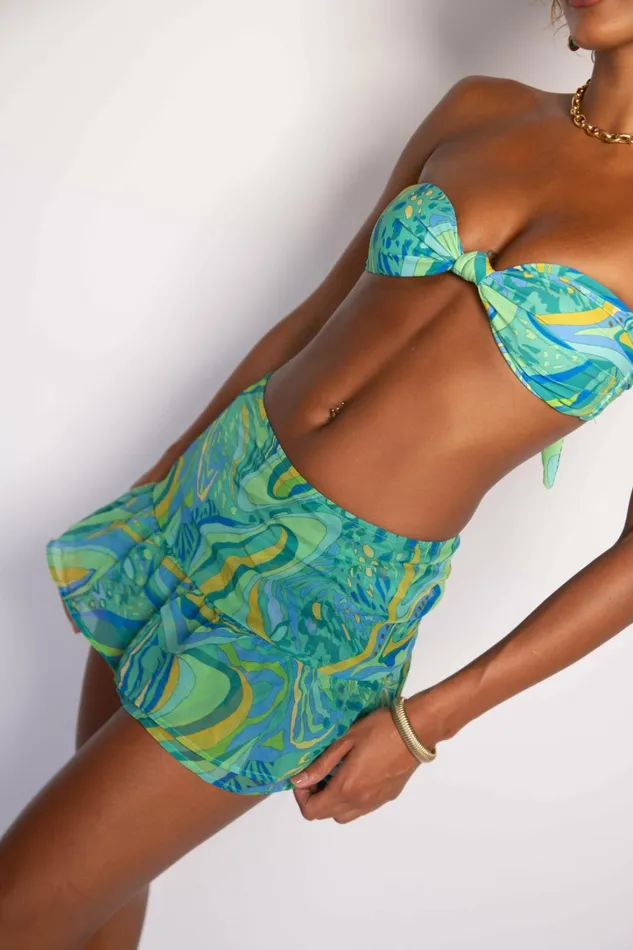 Skatie CoverUps Skye Mini Skirt Chiffon Cannes 8211 Women