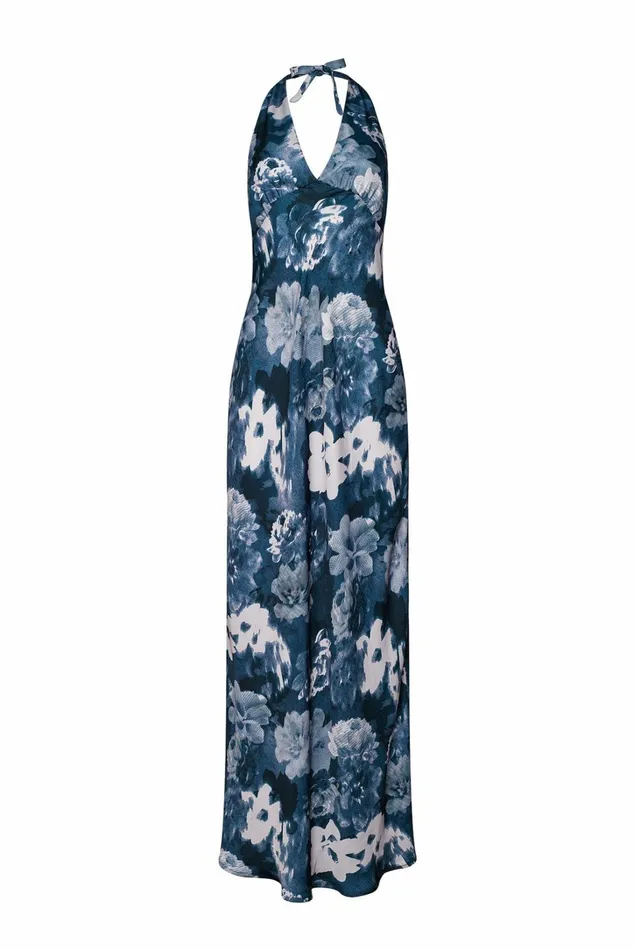 Skatie Dresses Goldie Maxi Dress Satin Palisades 8211 Women