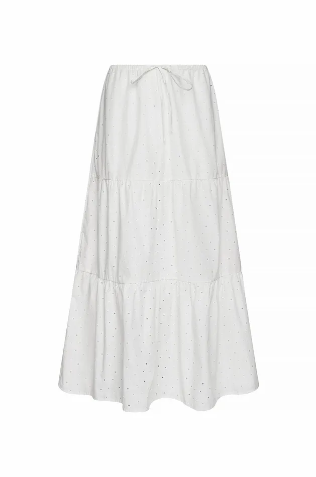 Skatie Skirts Kristina Maxi Skirt White Eyelet 8211 Women