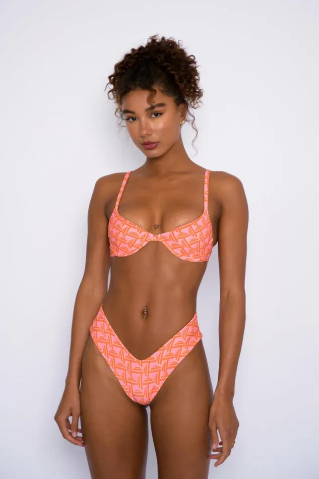 Skatie Tops Claire Bikini Top Tropicana 8211 Women