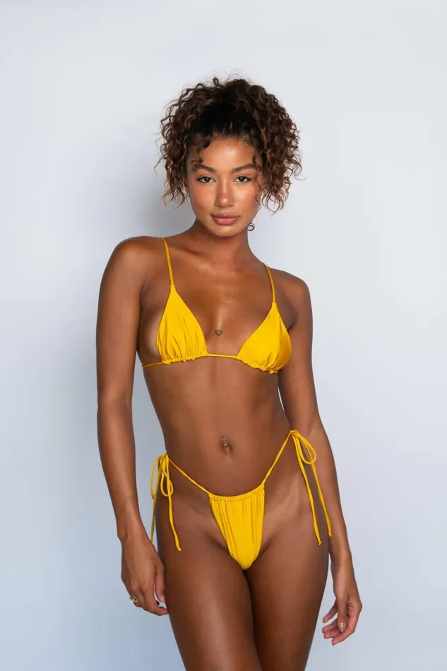 Skatie Tops Ella Bikini Top Honey 8211 Women