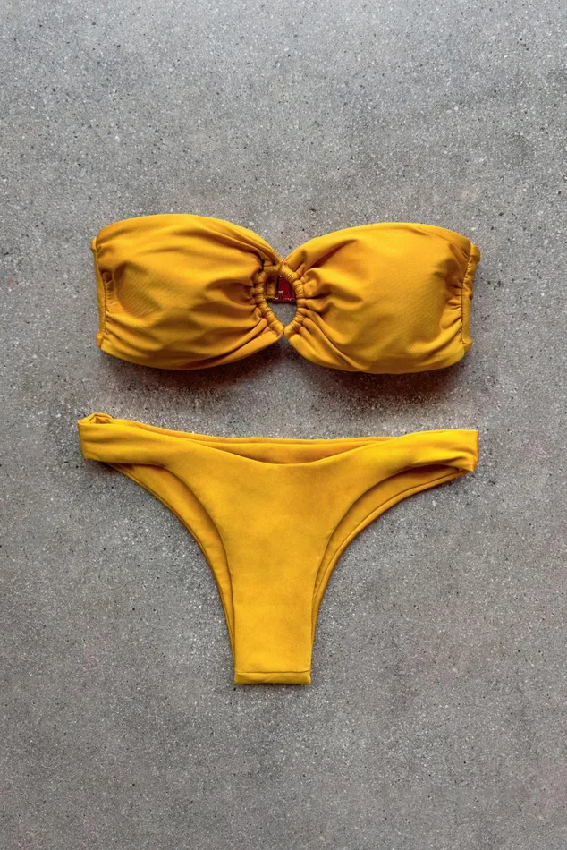 Skatie Tops Jean Bikini Top Honey 8211 Women