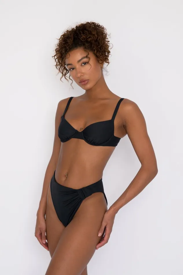 Skatie Tops Lola Bikini Top Black 8211 Women