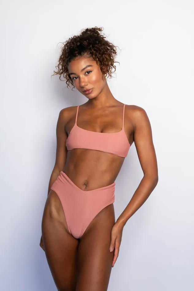 Skatie Tops Maddie Top Rosette Classic Ribbed 8211 Women