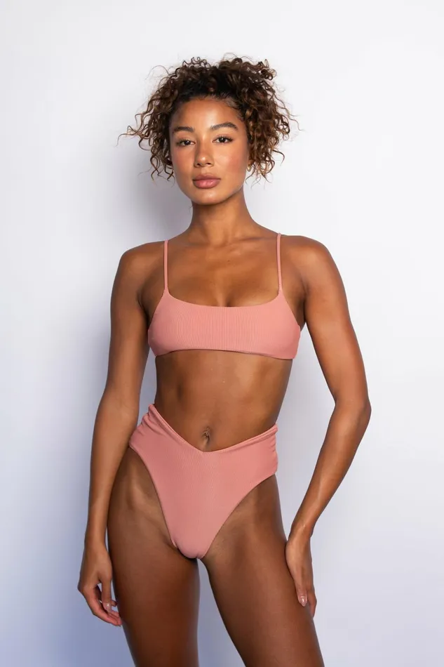 Skatie Tops Maddie Top Rosette Classic Ribbed 8211 Women