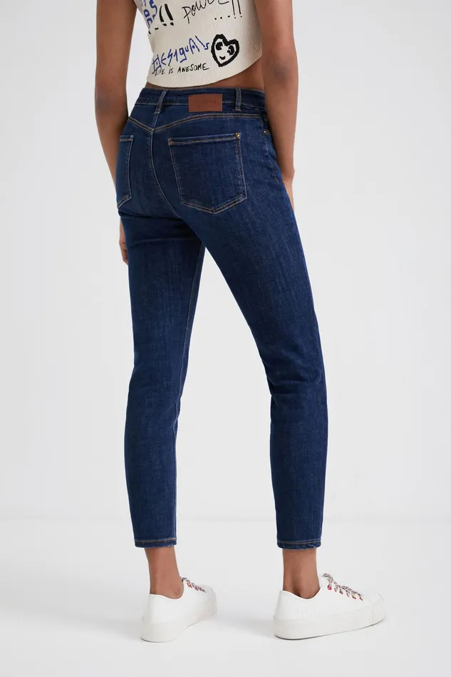 Skinny Ankle Grazer Jeans Women Desigual Jeans