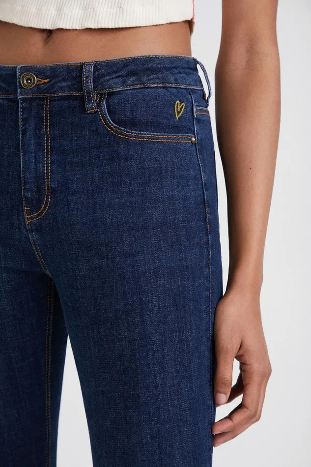 Skinny Ankle Grazer Jeans Women Desigual Jeans