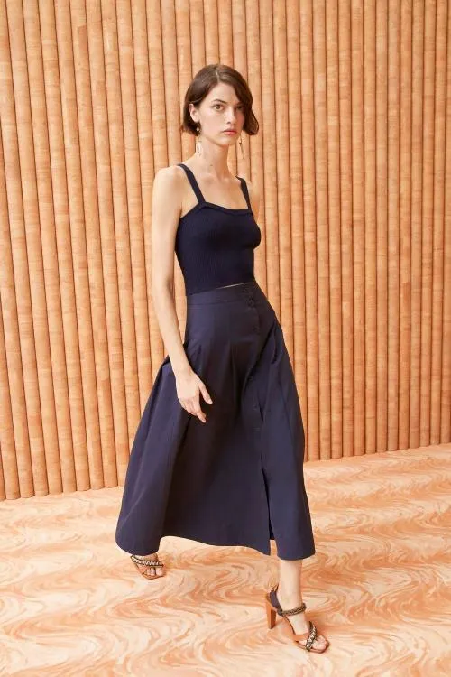 Skirts And Shorts Women Ulla Johnson Petra Skirt Midnight Skirts And Shorts Women Ulla Johnson Petra Skirt Midnight