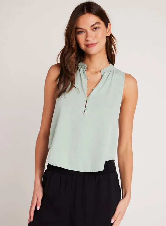 Sleeveless Pullover 8211 Oasis Green Women Bella Dahl Sleeveless