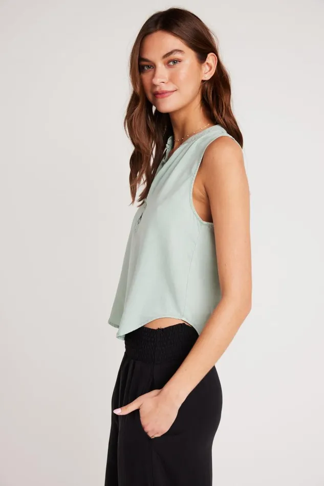 Sleeveless Pullover 8211 Oasis Green Women Bella Dahl Sleeveless Sleeveless Pullover 8211 Oasis Green Women Bella Dahl Sleeveless