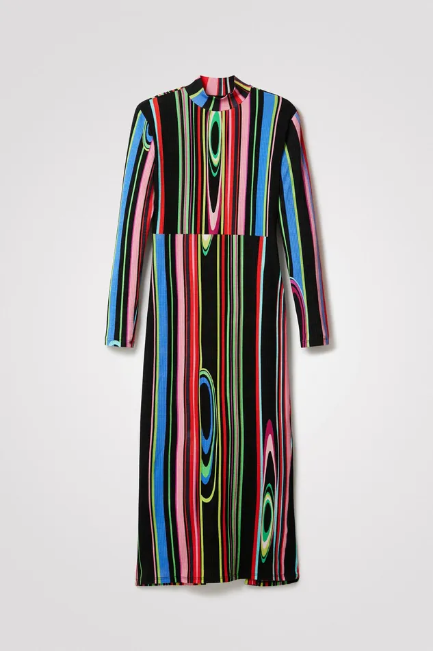 Slim Midi Dress Women Desigual Dresses