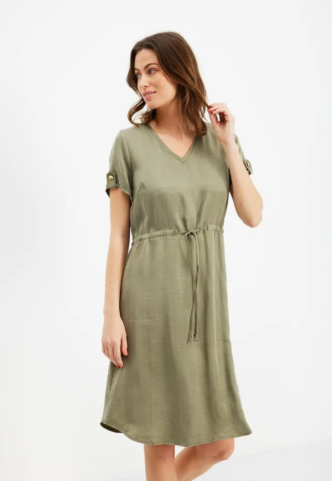 SMILLA DRESS 15725 681 Army 681 Women IN FRONT DRESSES