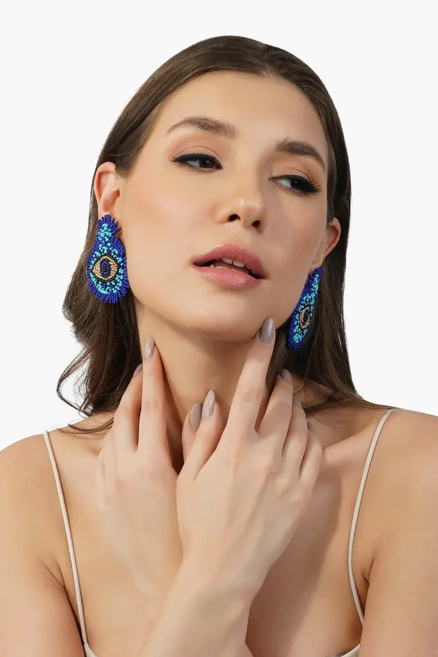 Smokey Eye Evil Eye Earrings Smokey Eye Evil Eye Earrings