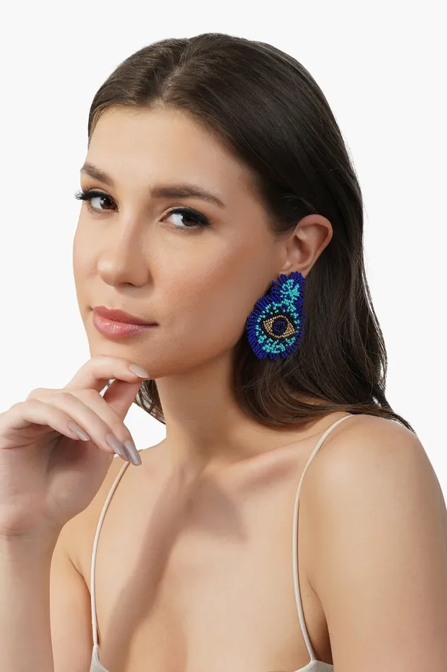 Smokey Eye Evil Eye Earrings Smokey Eye Evil Eye Earrings