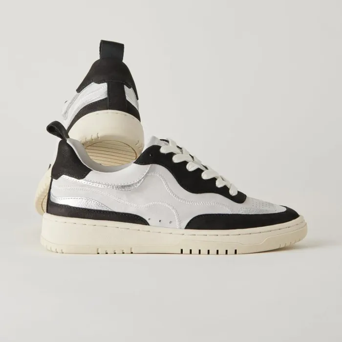 Sneakers Women Dolce Vita Adella Sneakers White Black Leather
