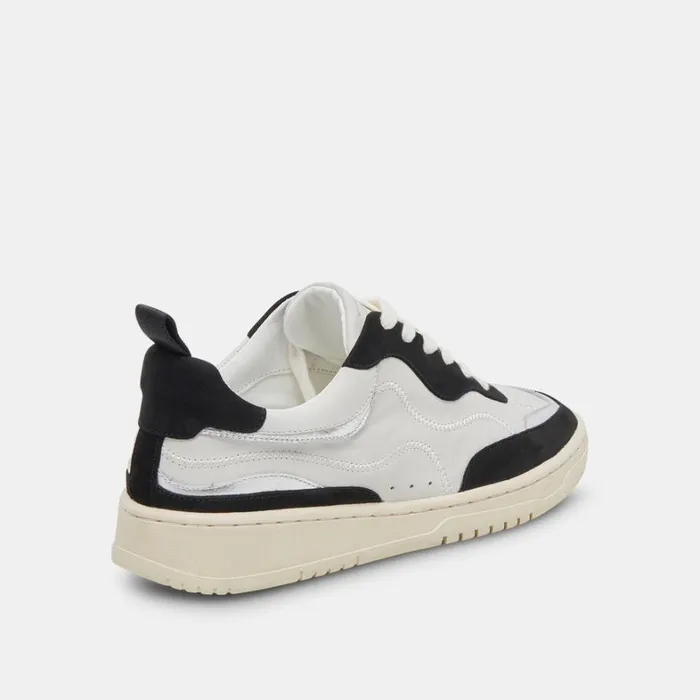 Sneakers Women Dolce Vita Adella Sneakers White Black Leather
