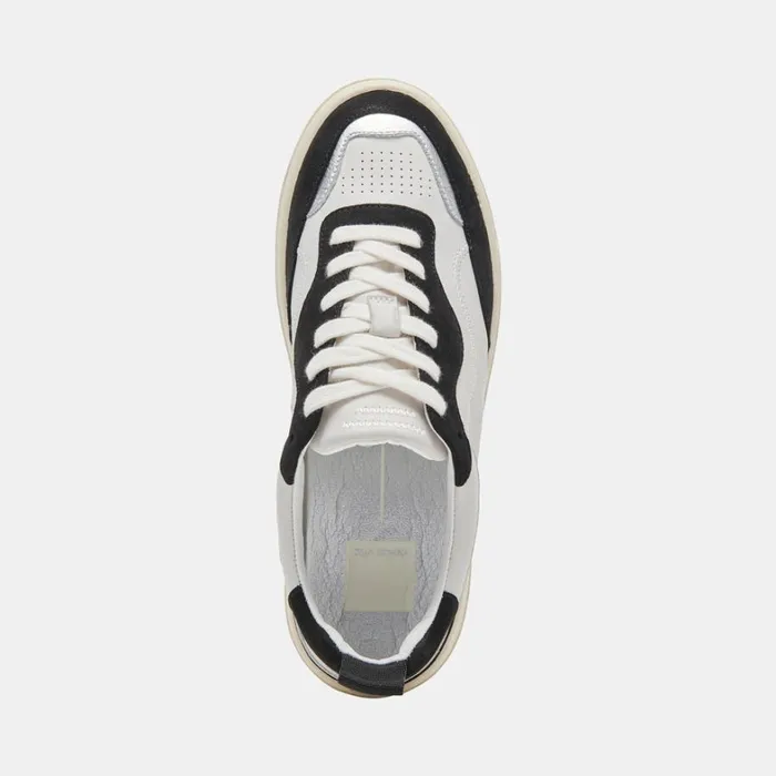 Sneakers Women Dolce Vita Adella Sneakers White Black Leather