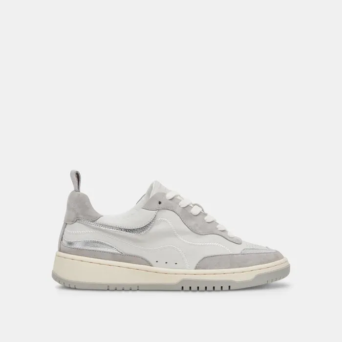 Sneakers Women Dolce Vita Adella Sneakers White Grey Leather