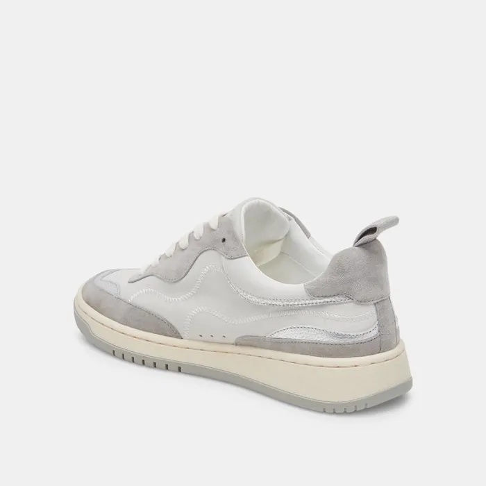 Sneakers Women Dolce Vita Adella Sneakers White Grey Leather