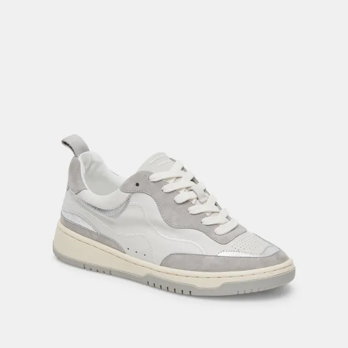 Sneakers Women Dolce Vita Adella Sneakers White Grey Leather
